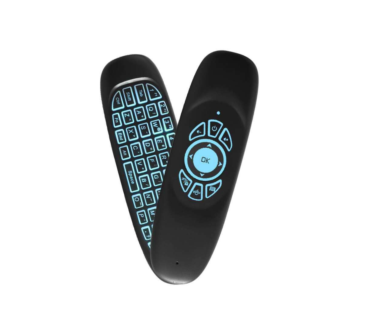 c120 飞鼠 2.4G无线空中飞鼠 安卓遥控器 键盘C120 语音详情图1