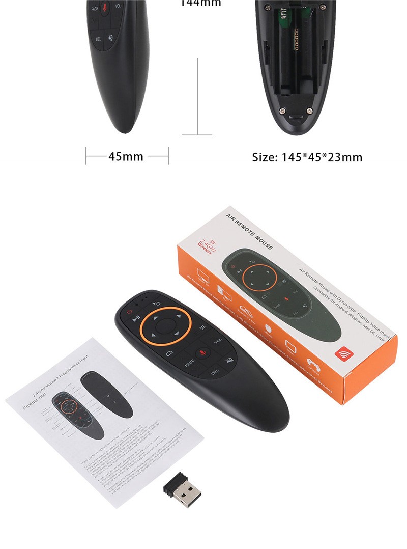 G10S 语音飞鼠G10 vioce air mouse 2.4G无线智能语音遥控器热销详情图9