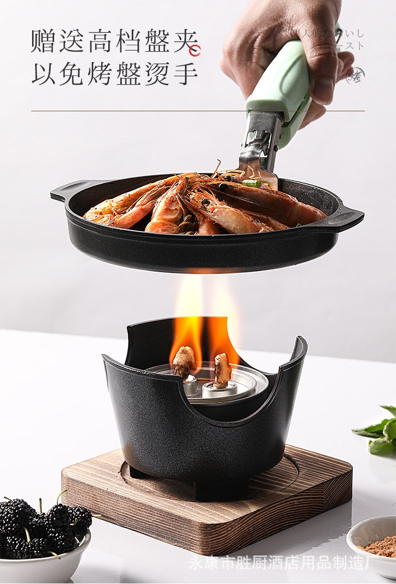 Model A: Triangular oven + small mini baking tray + wooden board detail image 7