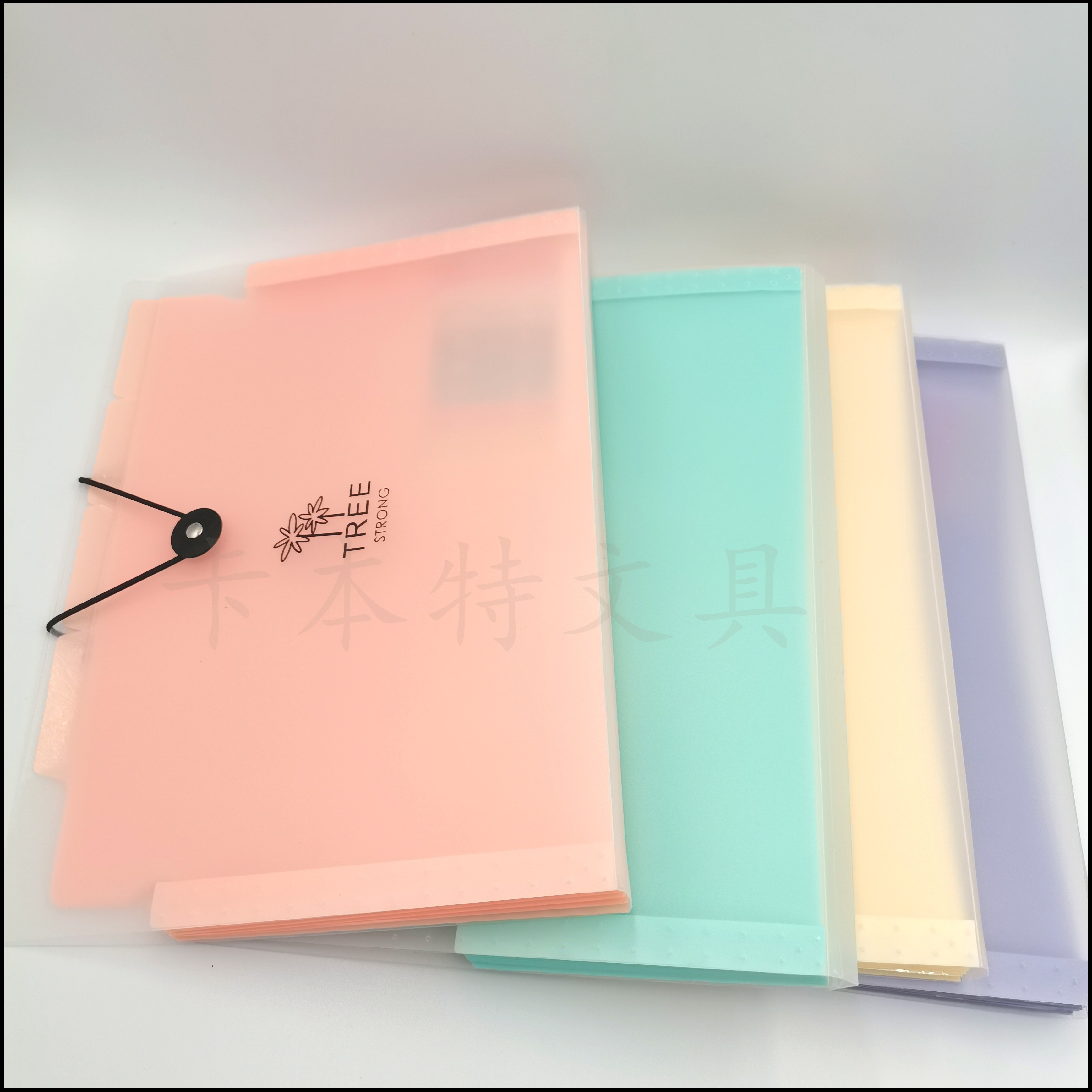 Qingxin Printing 7-grid organ clips, office supplies folders, binding straps, file folders, test paper folders, self-produced and self-sold pic 5