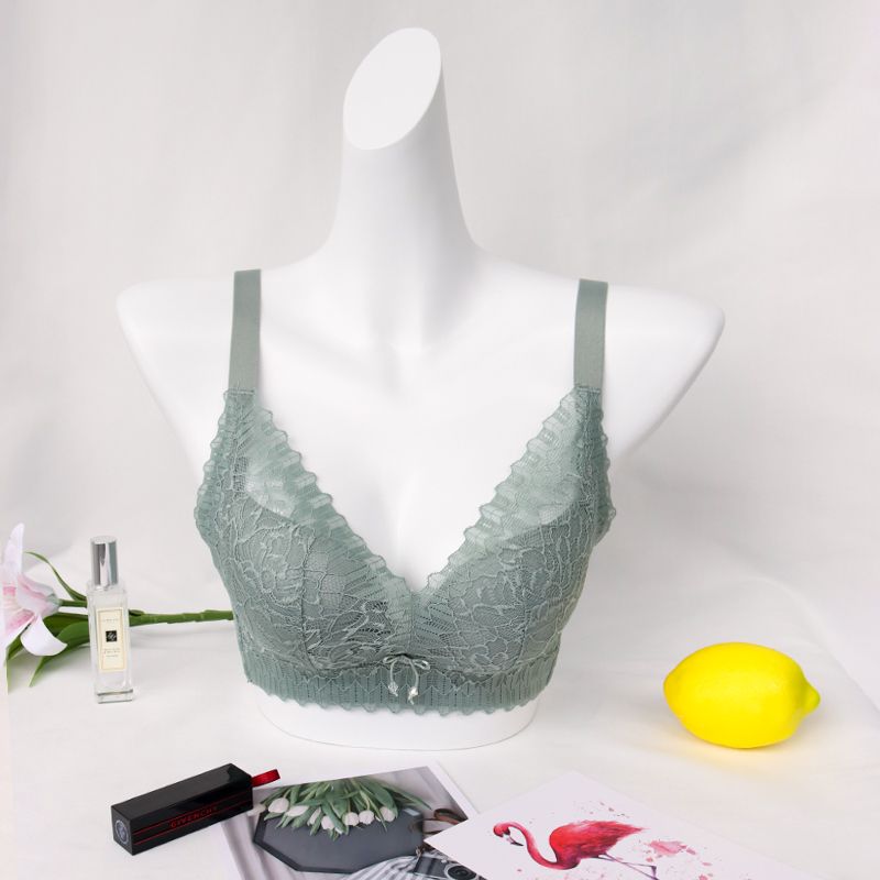火山能量石内衣女小胸聚拢bra无钢圈调整型文胸上托侧收副乳胸罩白底实物图