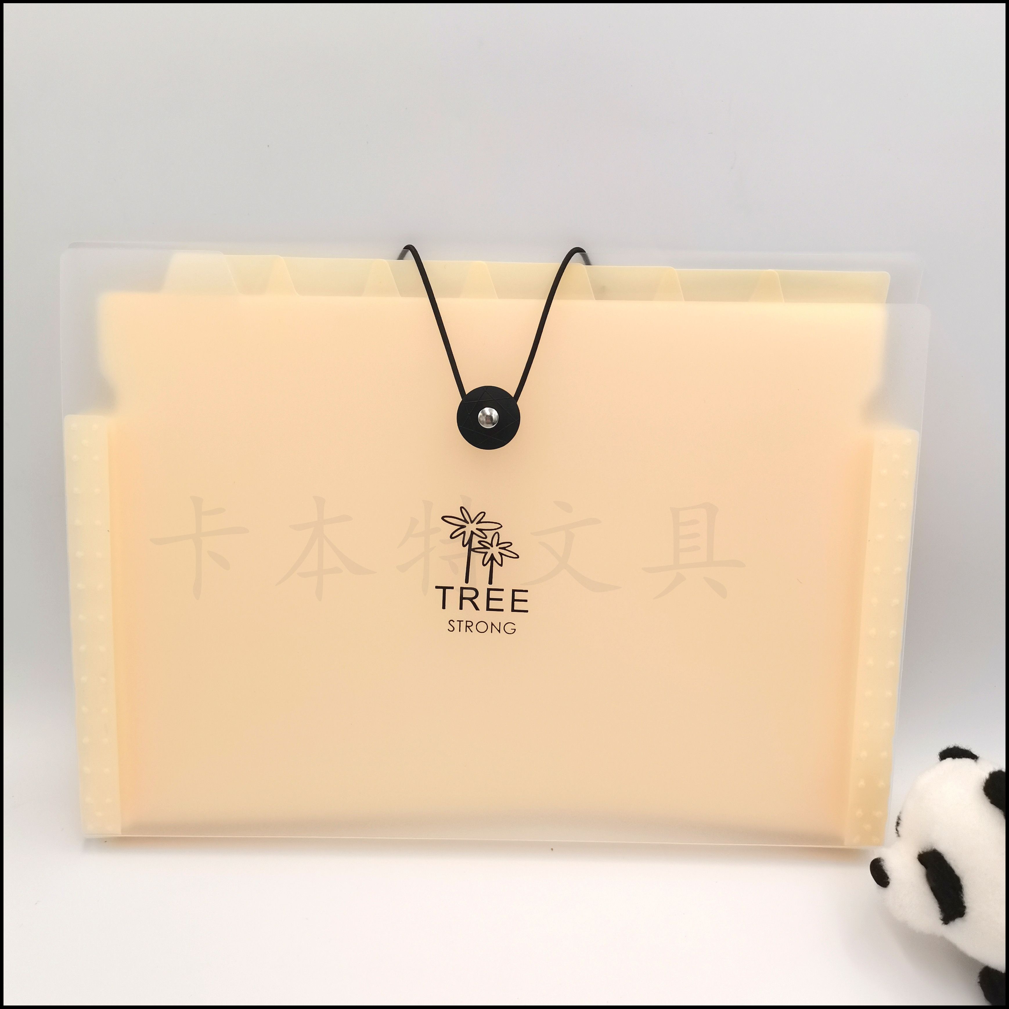 Qingxin Printing 7-grid organ clips, office supplies folders, binding straps, file folders, test paper folders, self-produced and self-sold Specification image