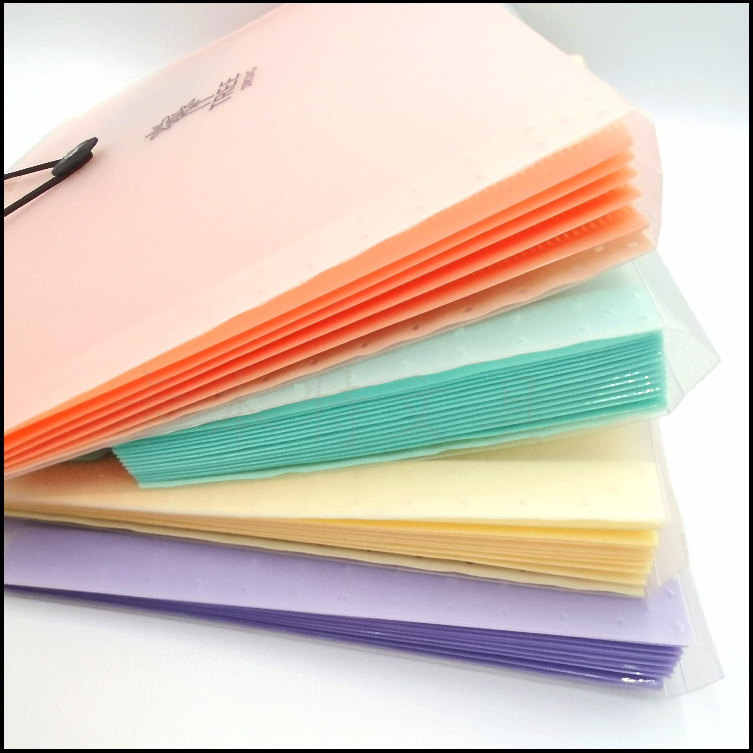 Qingxin Printing 7-grid organ clips, office supplies folders, binding straps, file folders, test paper folders, self-produced and self-sold pic 7