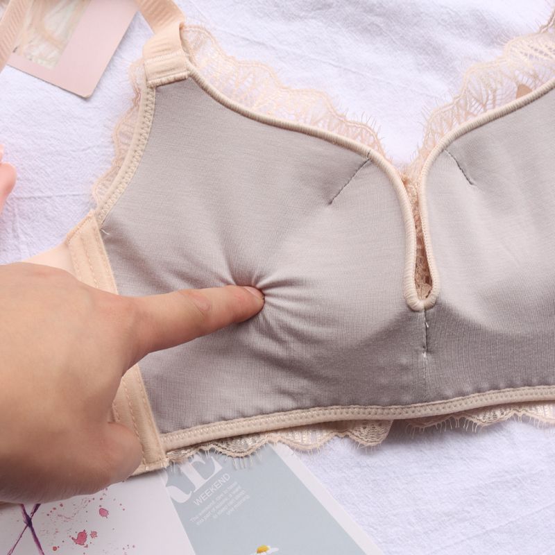 Lingerie women gather small breasts to make them look larger, no empty cups, no underwire, top support adjustable anti-sagging and breast retraction bra Specification image