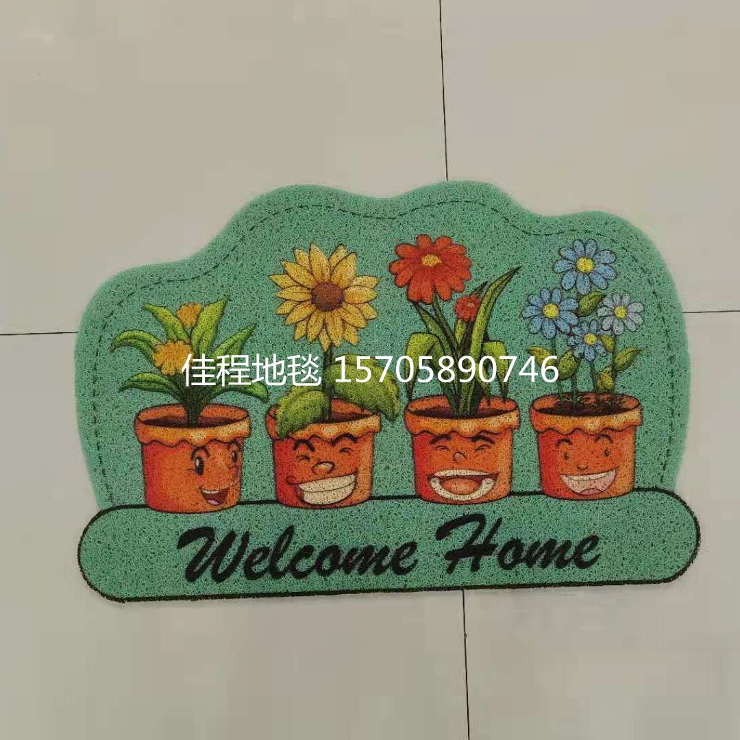 New special-shaped floor MATS, flower and grass series MATS, anti-slip foot MATS, animal-shaped MATS, high-definition 3D spray-painted Indy MATS full figure