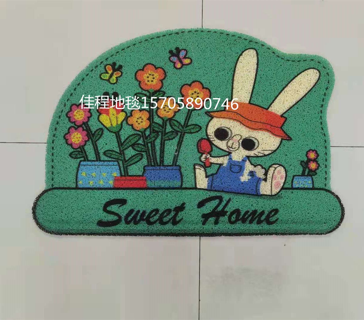 New special-shaped floor MATS, flower and grass series MATS, anti-slip foot MATS, animal-shaped MATS, high-definition 3D spray-painted Indy MATS Application Scenario