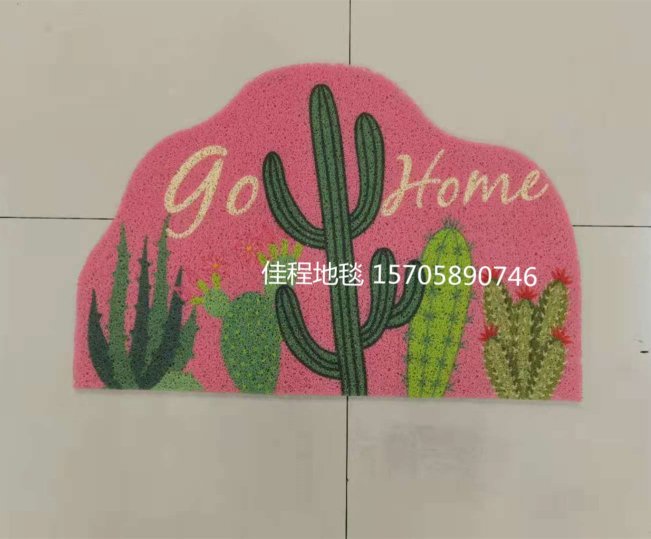 New special-shaped floor MATS, flower and grass series MATS, anti-slip foot MATS, animal-shaped MATS, high-definition 3D spray-painted Indy MATS details Picture