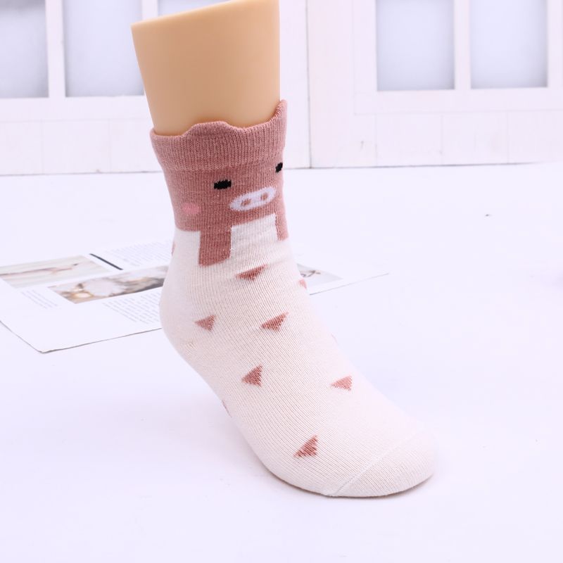 Comfortable and breathable children's cotton socks Item Picture