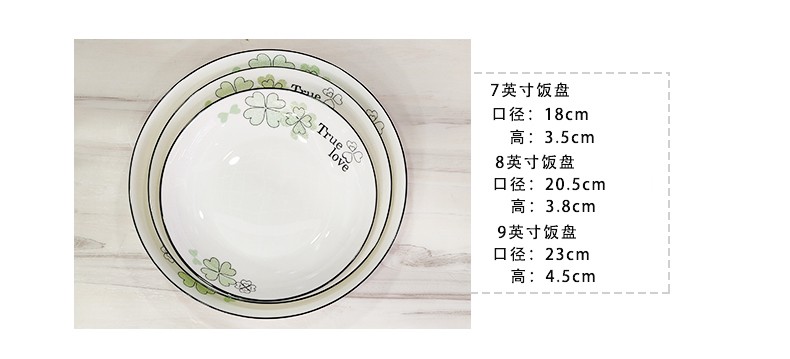 小号饭碗欧式家用陶瓷米饭碗4.5英寸方形碗大汤碗带盖盛汤用品锅详情图5