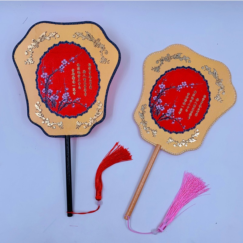 Ancient-style round fans, wedding fans, bride fans, semi-transparent palace fans, Chinese-style round fans, photography and videography detail image 3