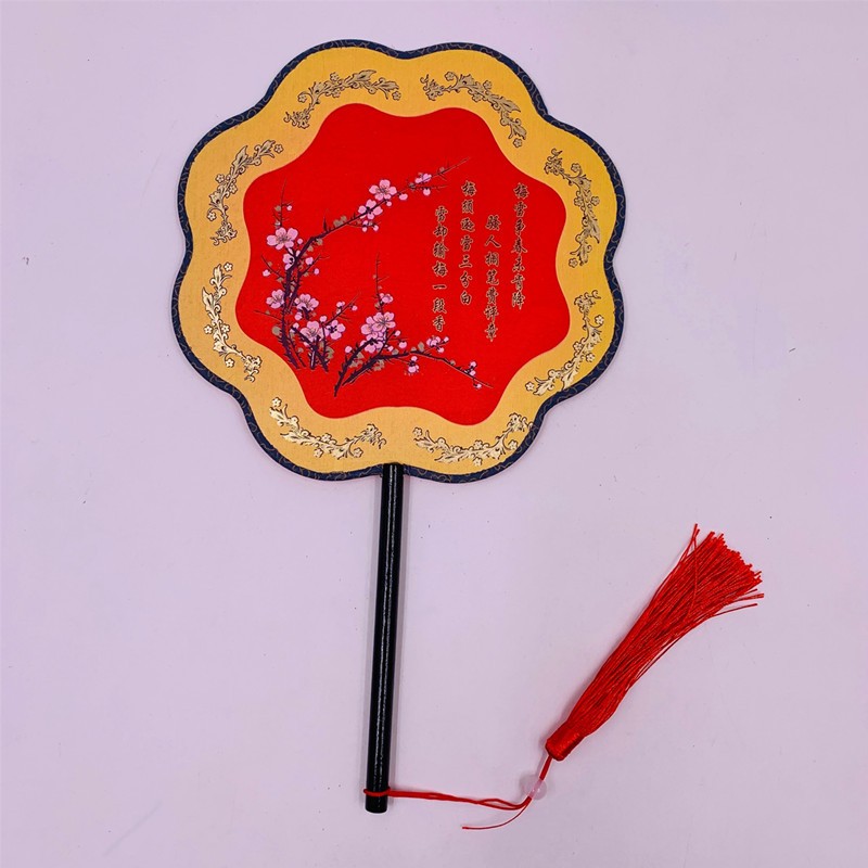 Ancient-style round fans, wedding fans, bride fans, semi-transparent palace fans, Chinese-style round fans, photography and videography detail image 10