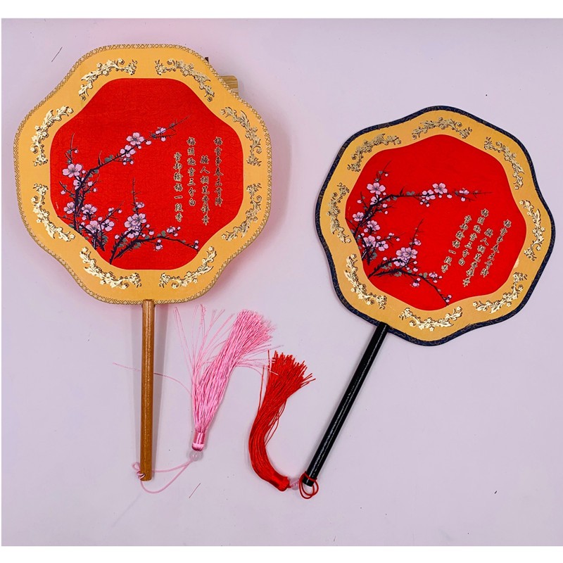 Ancient-style round fans, wedding fans, bride fans, semi-transparent palace fans, Chinese-style round fans, photography and videography detail image 4
