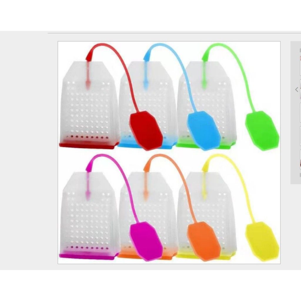 Silicone tea bags, creative tea bags, tea filters details Picture