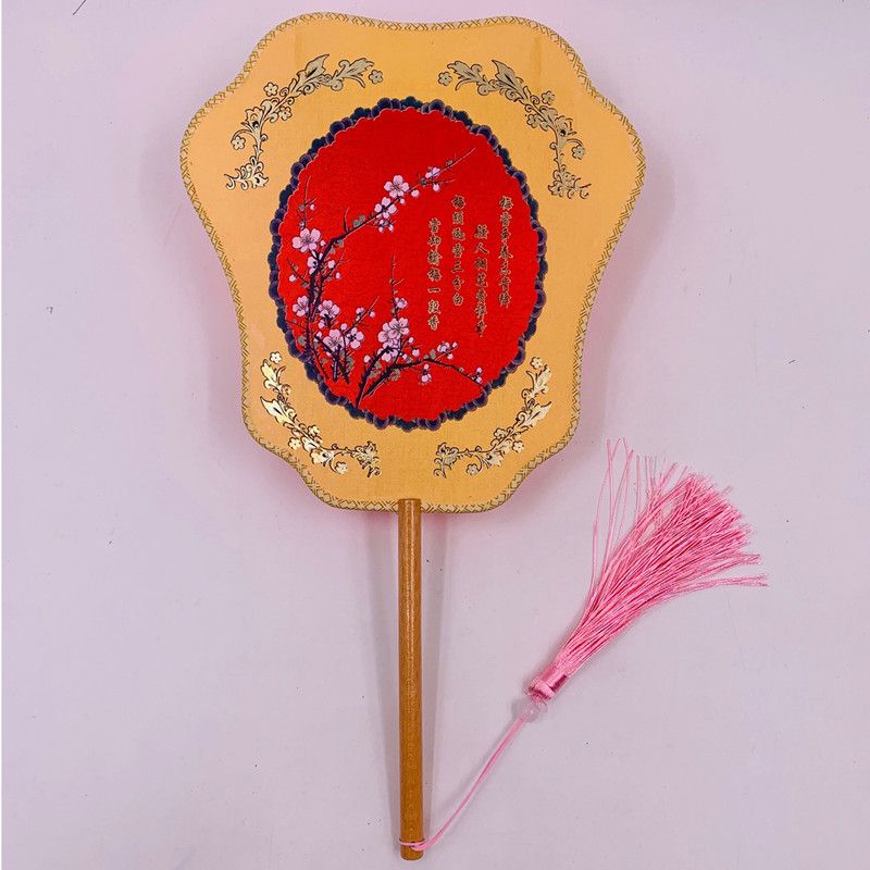 Ancient-style round fans, wedding fans, bride fans, semi-transparent palace fans, Chinese-style round fans, photography and videography Application Scenario