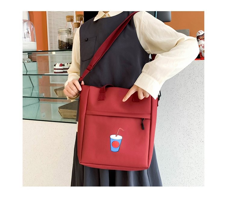 New large-capacity backpack, a casual and fashionable five-piece set detail image 3