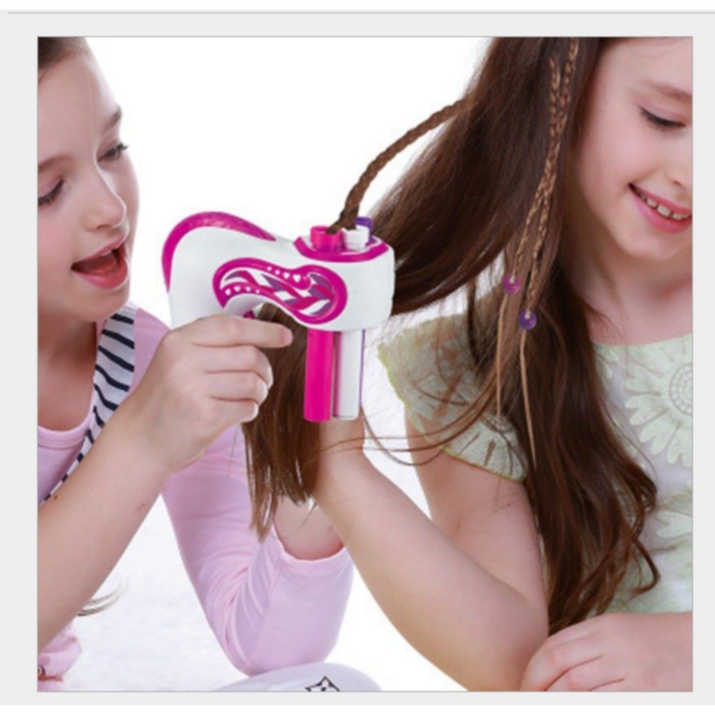 抖音魔法编发器 儿童电动编脏辫器 女孩DIY扎辫子过家家玩具细节图