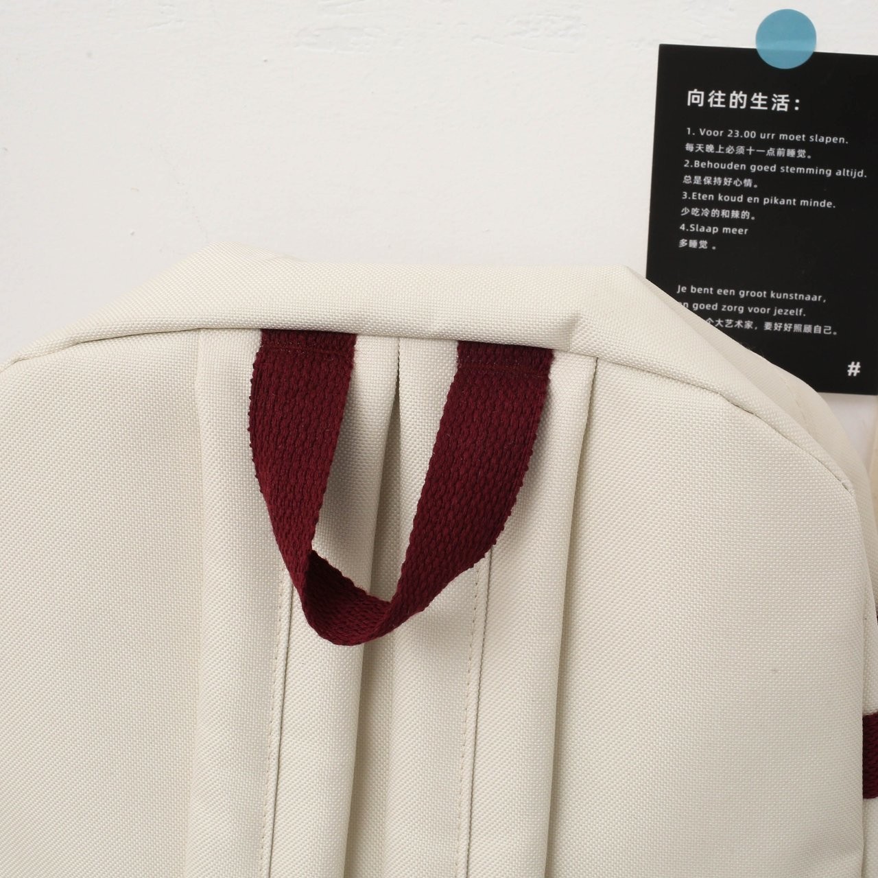 New style of artistic student backpacks, fashionable casual bags and sports bags detail image 17