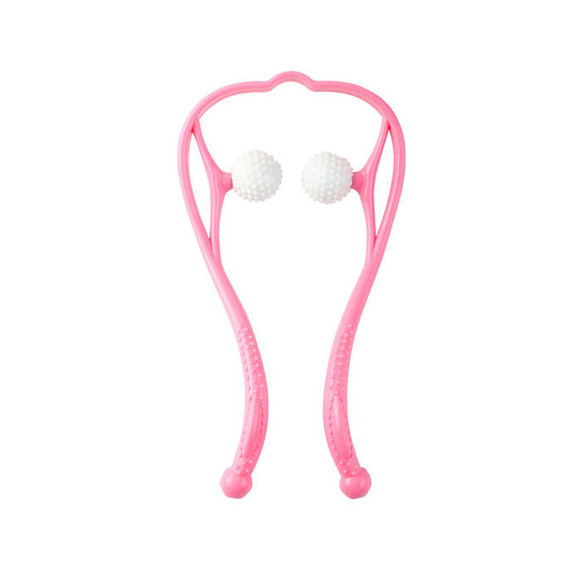 Cervical Spine Massager Manual Home Office Sedentary Fitness Massager Clamp Neck Relax Shoulder Neck Waist Leg Wholesale Specification drawing