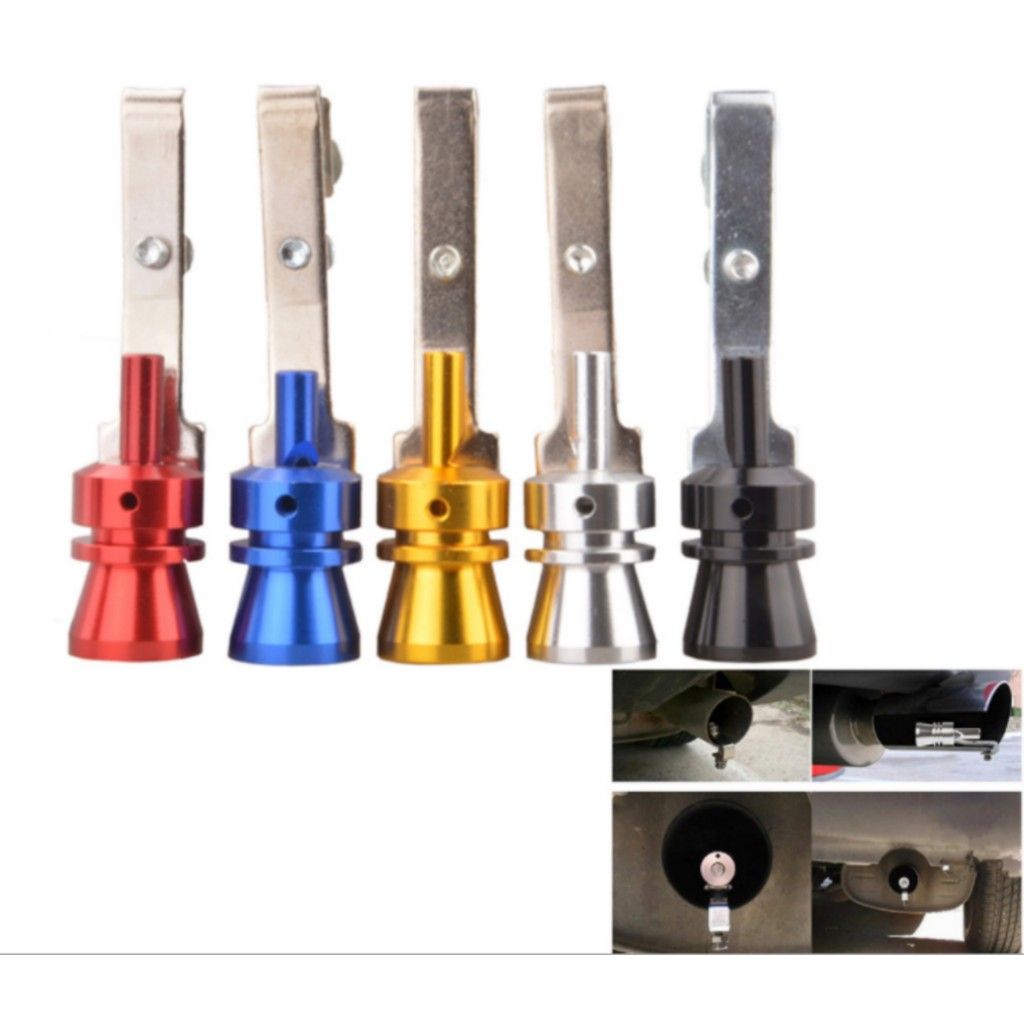 Car modified exhaust pipe sound generator turbine mimic whistle motorcycle tail throat whistle large