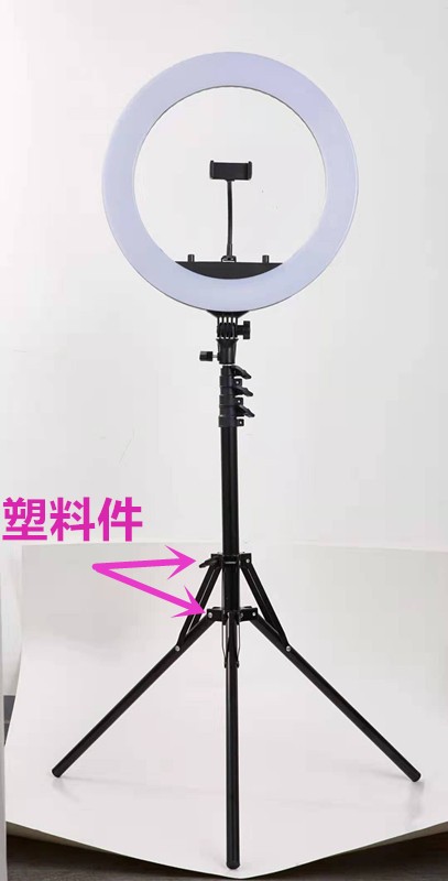 45cm美颜灯遥控直播灯18寸主播环形摄影灯美颜灯落地支架补光灯详情图11