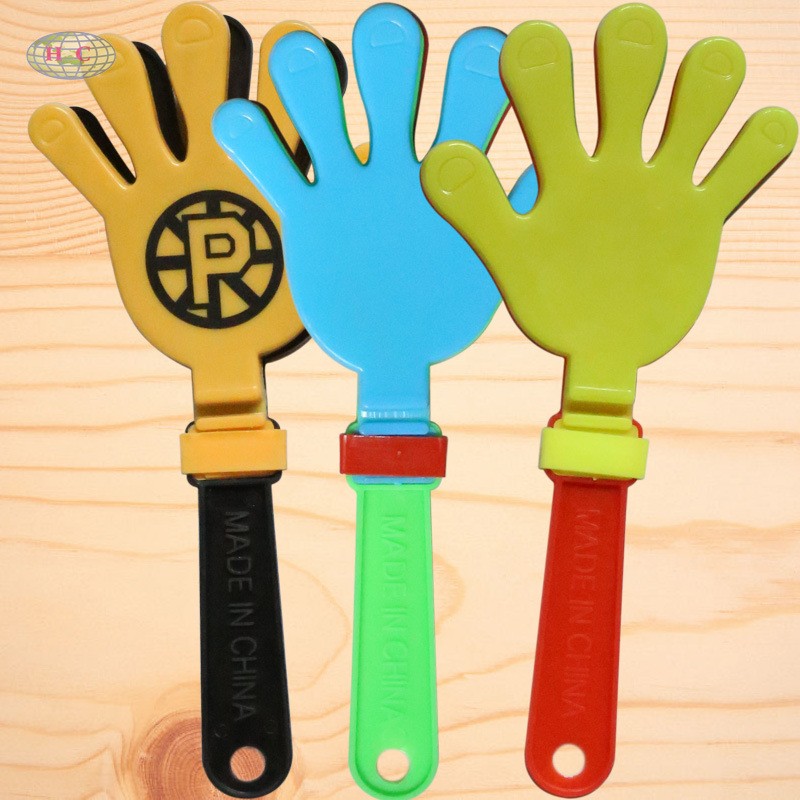 拍手器手拍全新料塑料玩具鼓掌拍大小号拍拍手手拍掌定制移印logo详情1