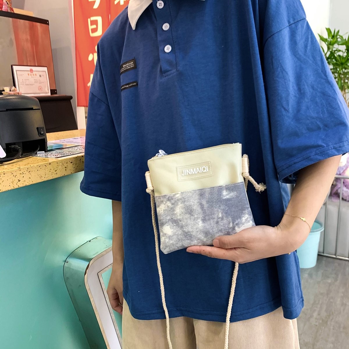 New Korean-style backpacks, cute schoolbags for girls and junior high school students, and trendy backpacks for college students detail image 8