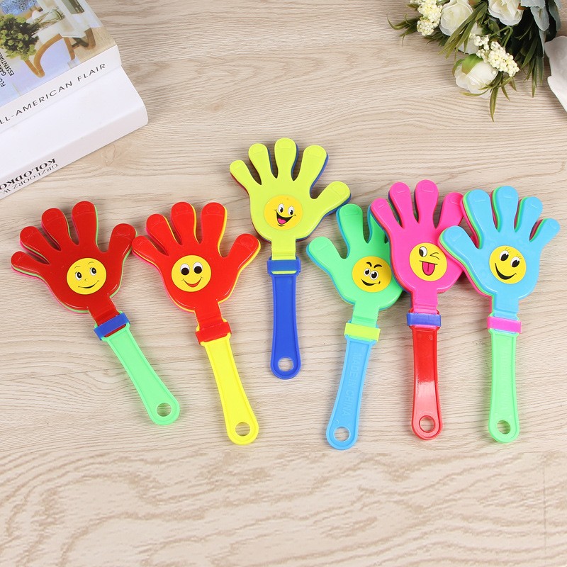 拍手器手拍全新料塑料玩具鼓掌拍大小号拍拍手手拍掌定制移印logo详情3