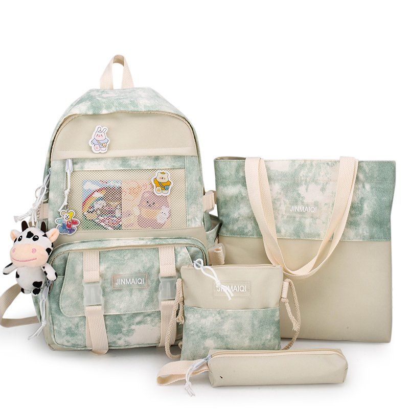 New Korean-style backpacks, cute schoolbags for girls and junior high school students, and trendy backpacks for college students Specification image