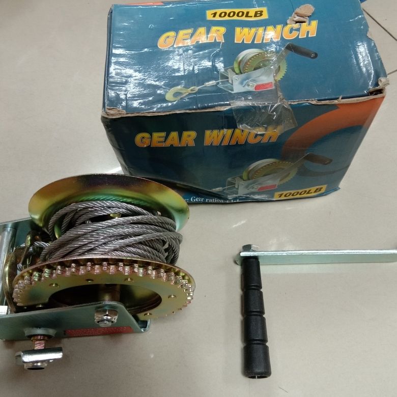 Hand winch wire winch webbing winch manual winch 800LB thumbnail
