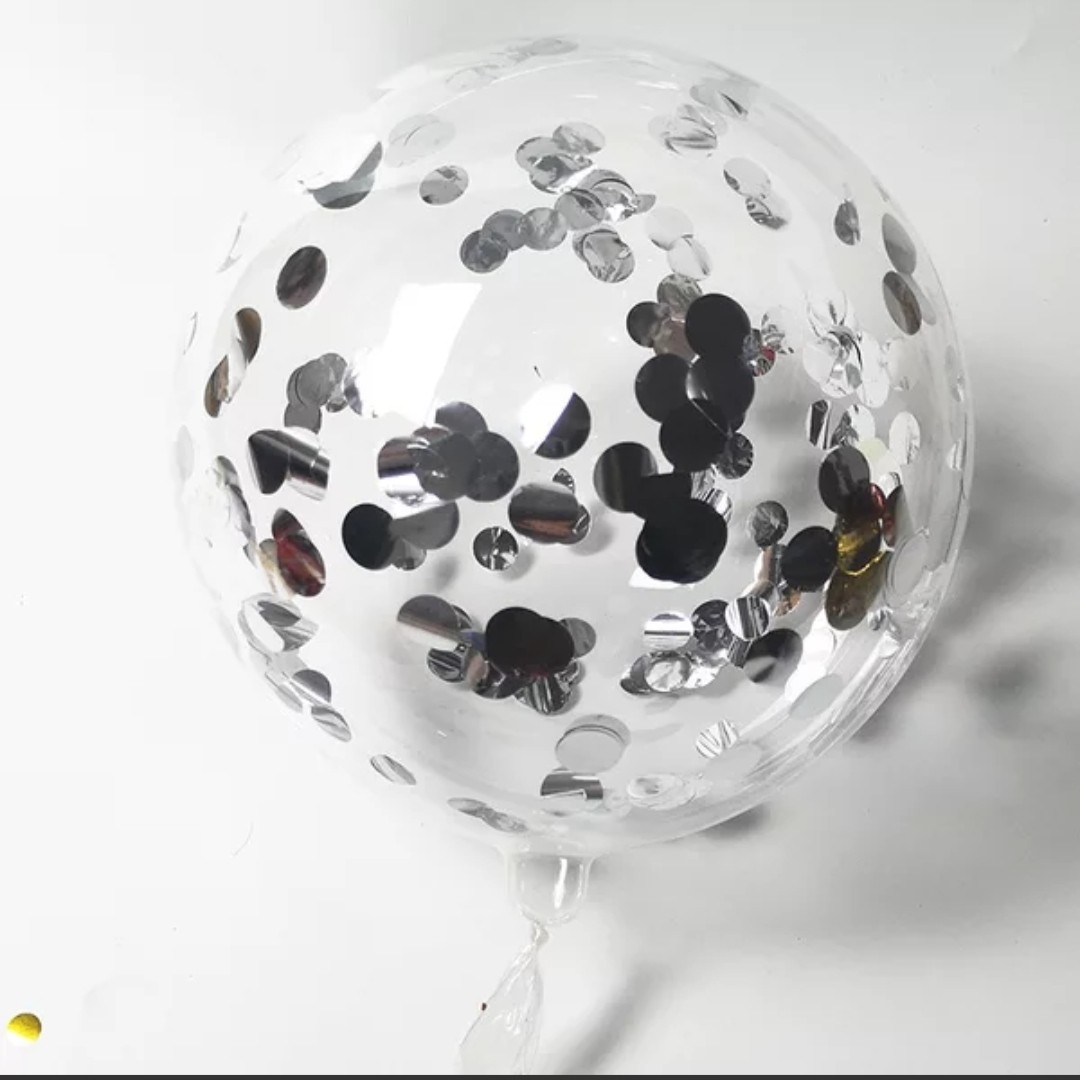 网红波波球，亮片羽毛玫瑰花波波球，球中球详情图2