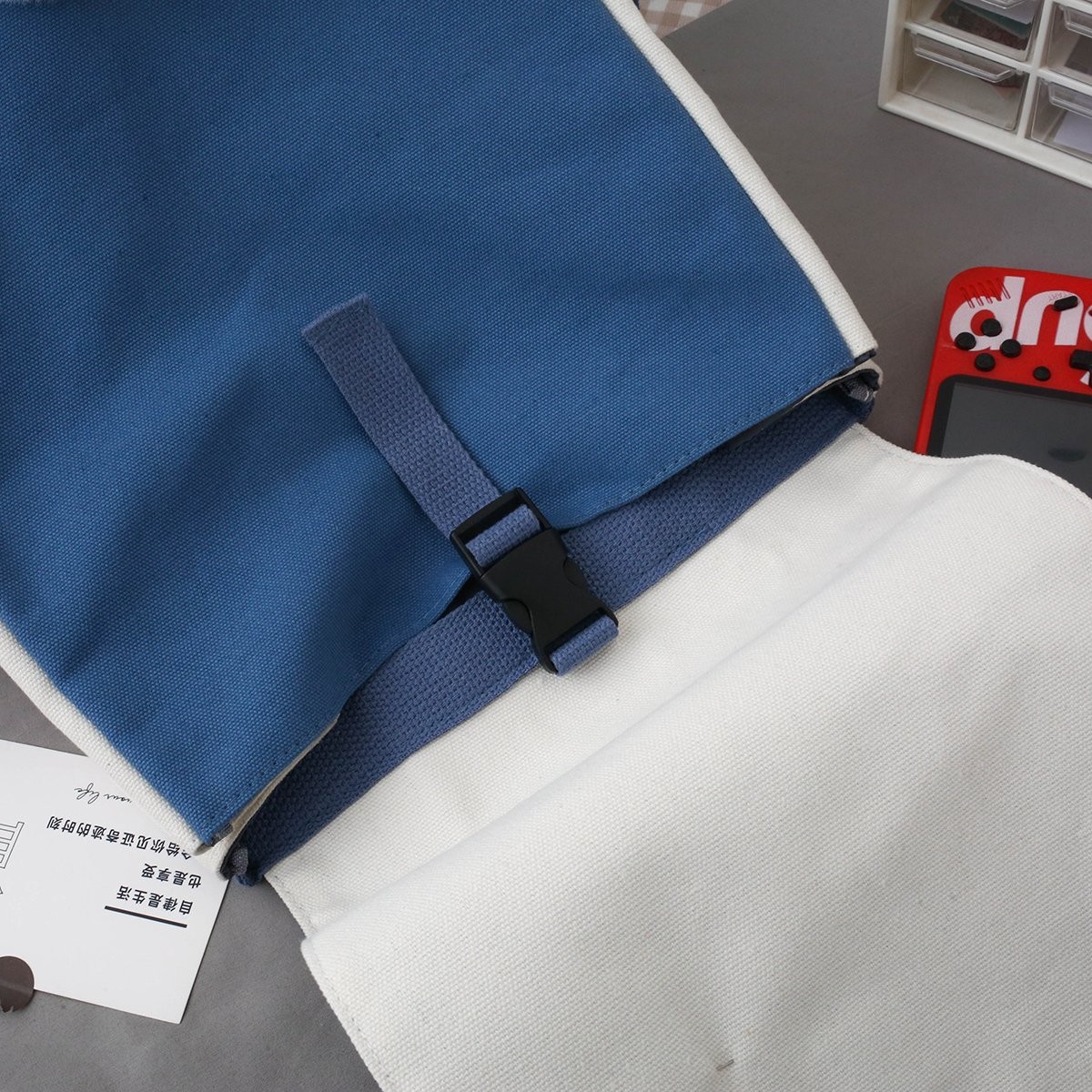 Canvas Forest style, cute and unique, Japanese-style middle school schoolbag, casual backpack detail image 9