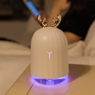 萌鹿兔子迷你加湿器车载usb加湿器 创意新款