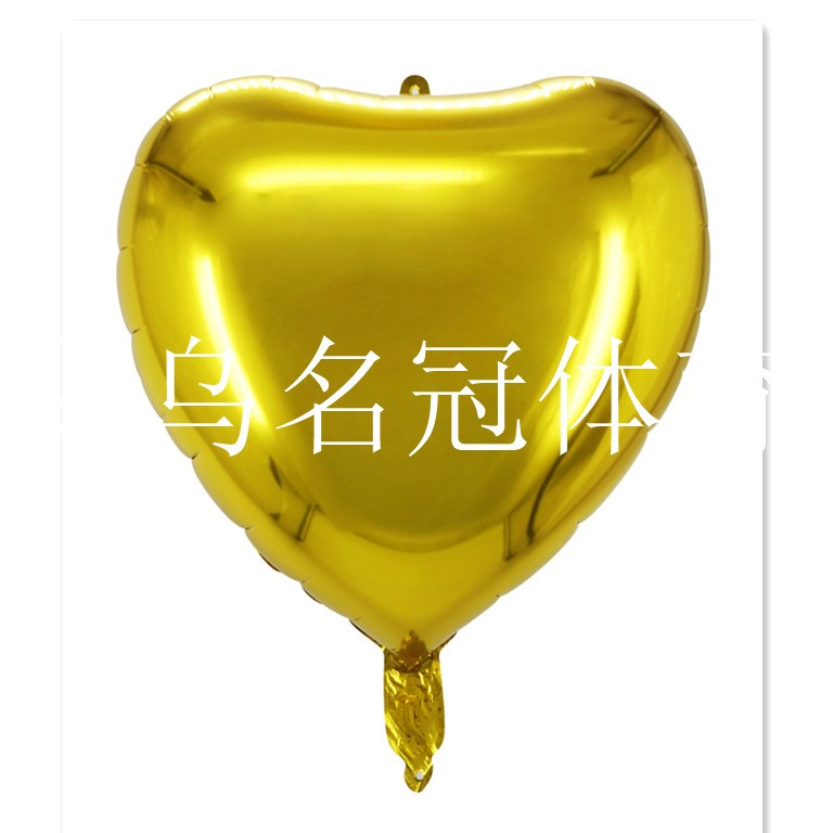 零售18寸心形气球爱心铝膜气球桃心生日婚礼派对装饰气球详情图4