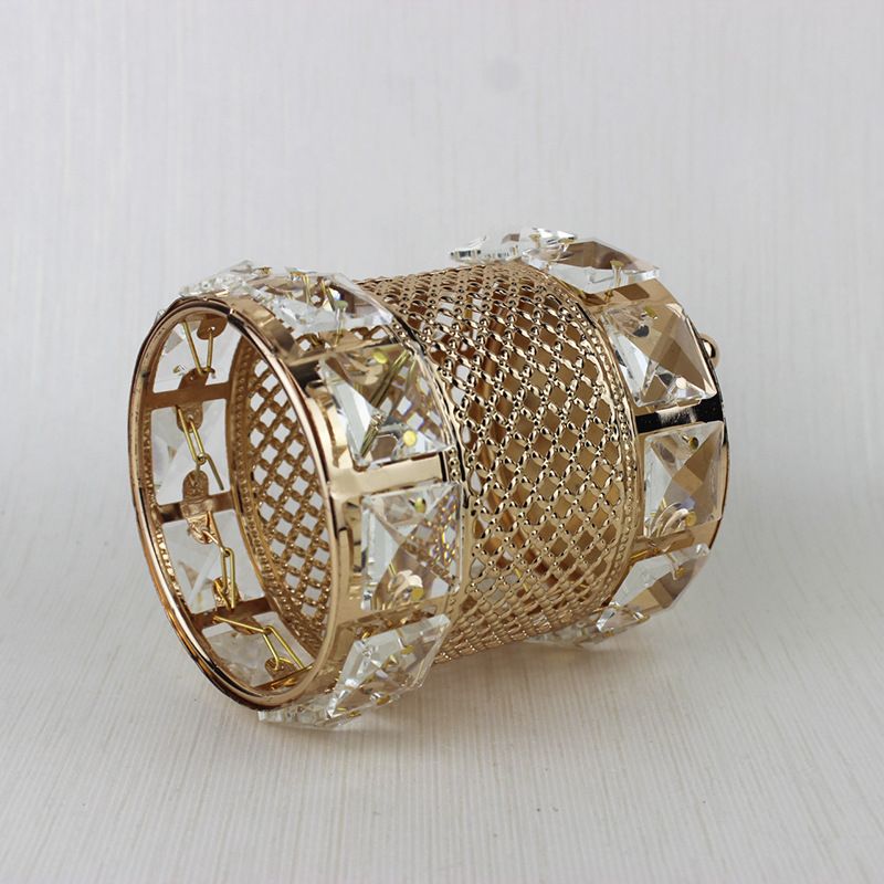 European crystal pen holder makeup brush storage container table top dresser beauty brush eyebrow pencil nail pot