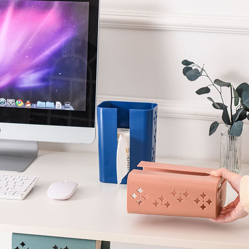 Multi-functional tissue paper, household solid color wall-mounted, seamless and non-perforating tissue paper box, plastic tissue paper box for bathroom and living room Specification drawing