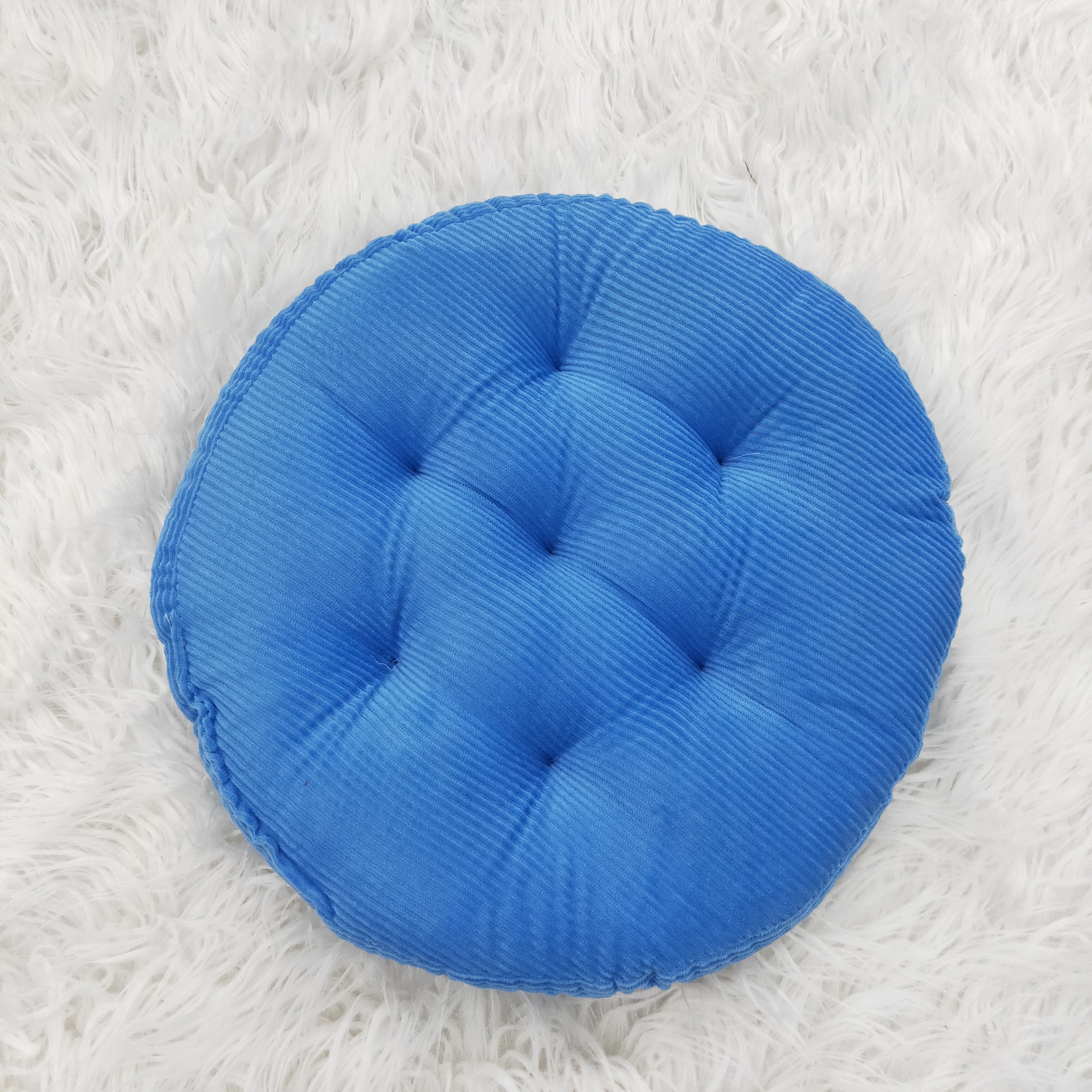 Cross-border best-selling thickened velvet seat cushions for office students, simple solid-color floor tatami MATS detail image 8