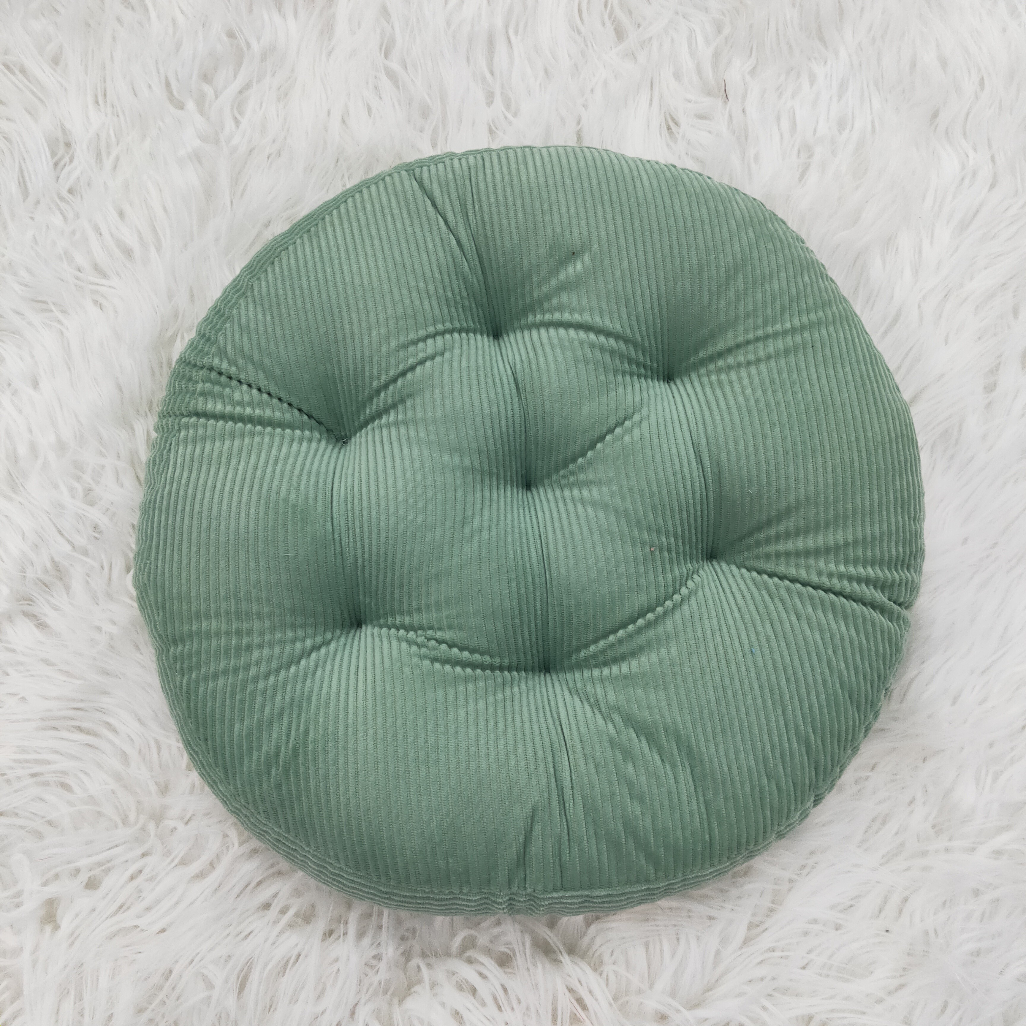 Cross-border best-selling thickened velvet seat cushions for office students, simple solid-color floor tatami MATS detail image 5