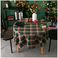 ins风北欧复古圣诞桌布长方形餐桌美式格子圆桌台布茶几盖布批发图
