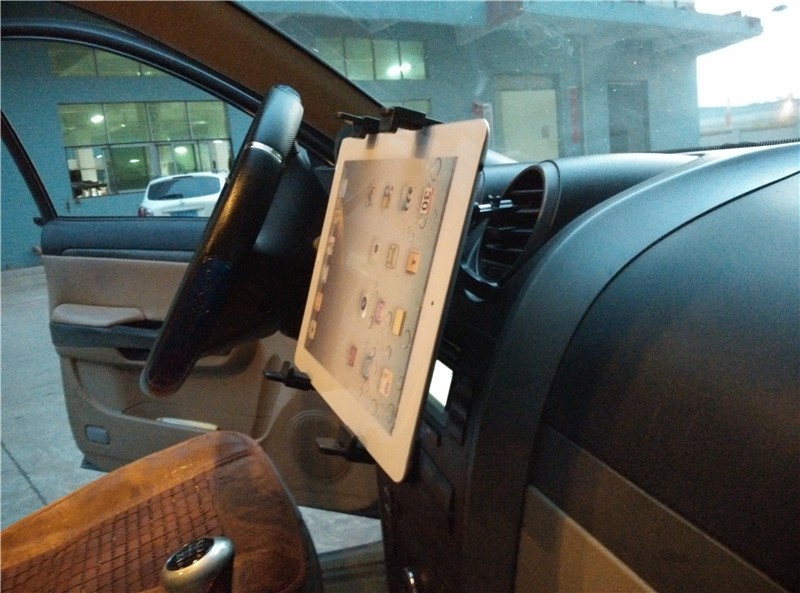 mini导航汽车出风口车载架适用于ipad ipad2平板电脑支架厂家直销详情图12