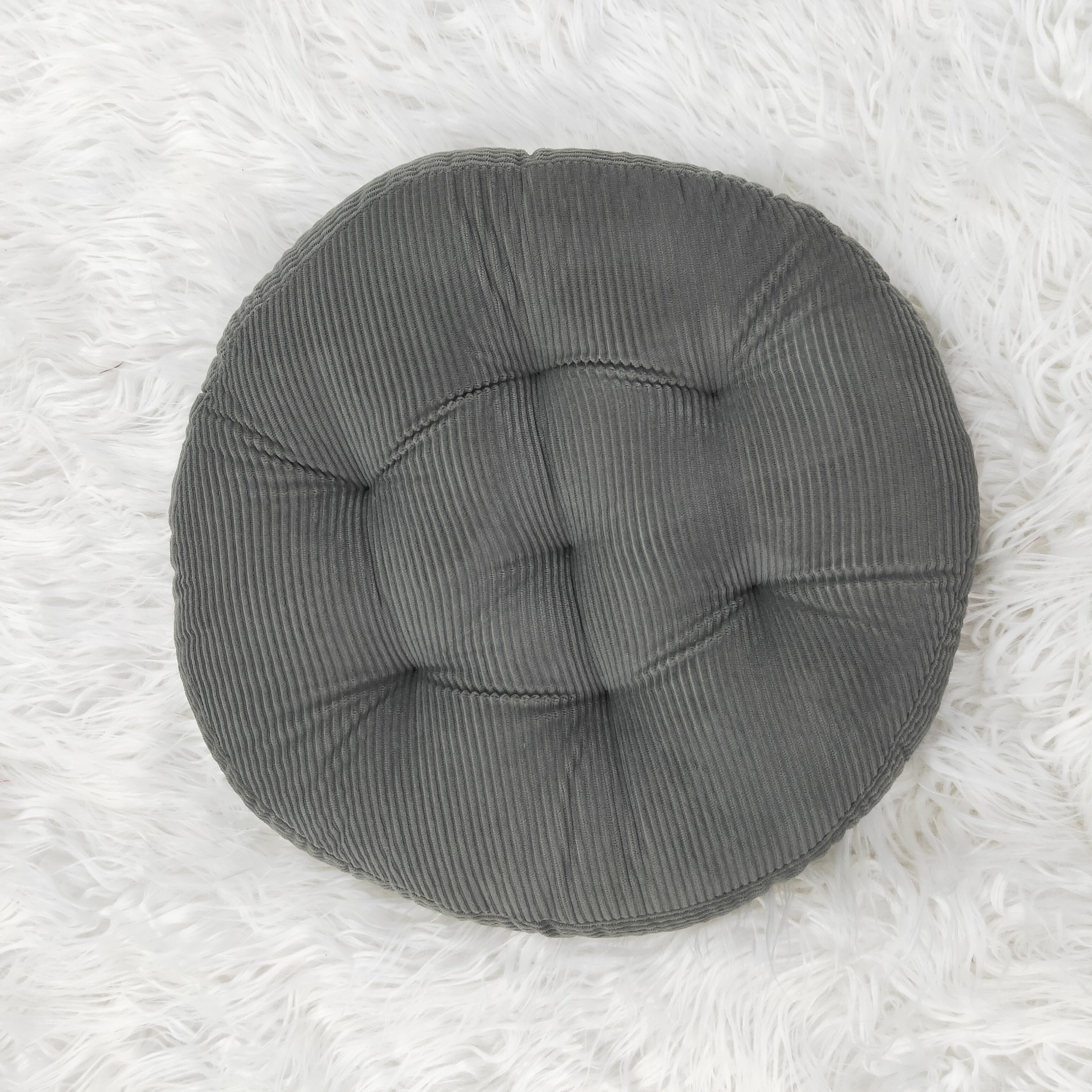 Cross-border best-selling thickened velvet seat cushions for office students, simple solid-color floor tatami MATS detail image 7