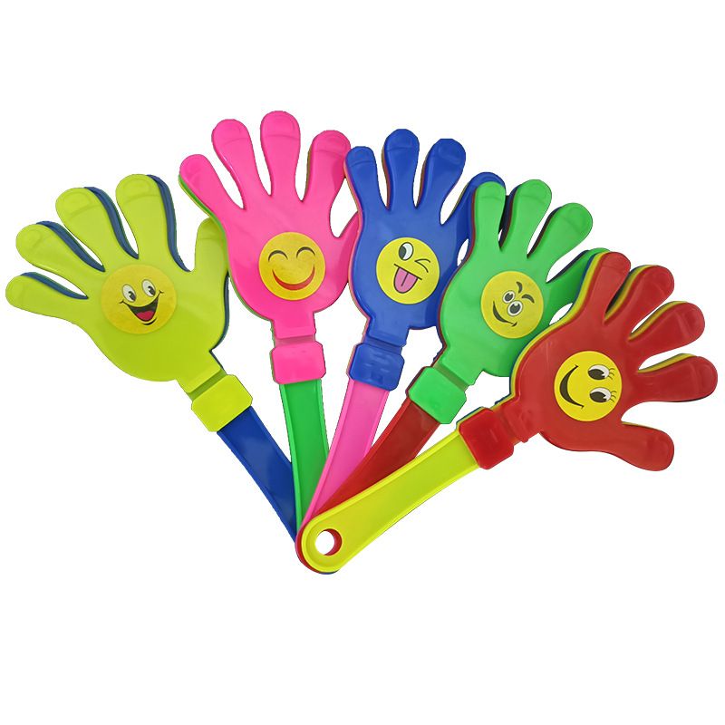 厂家批发23cm拍手器塑料玩具鼓掌拍塑料PP玩具手拍气氛助威道具图