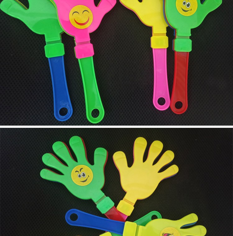 厂家批发23cm拍手器塑料玩具鼓掌拍塑料PP玩具手拍气氛助威道具详情7