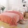 床上用品拉舍尔单层素色压花毛毯外贸毛毯产品图