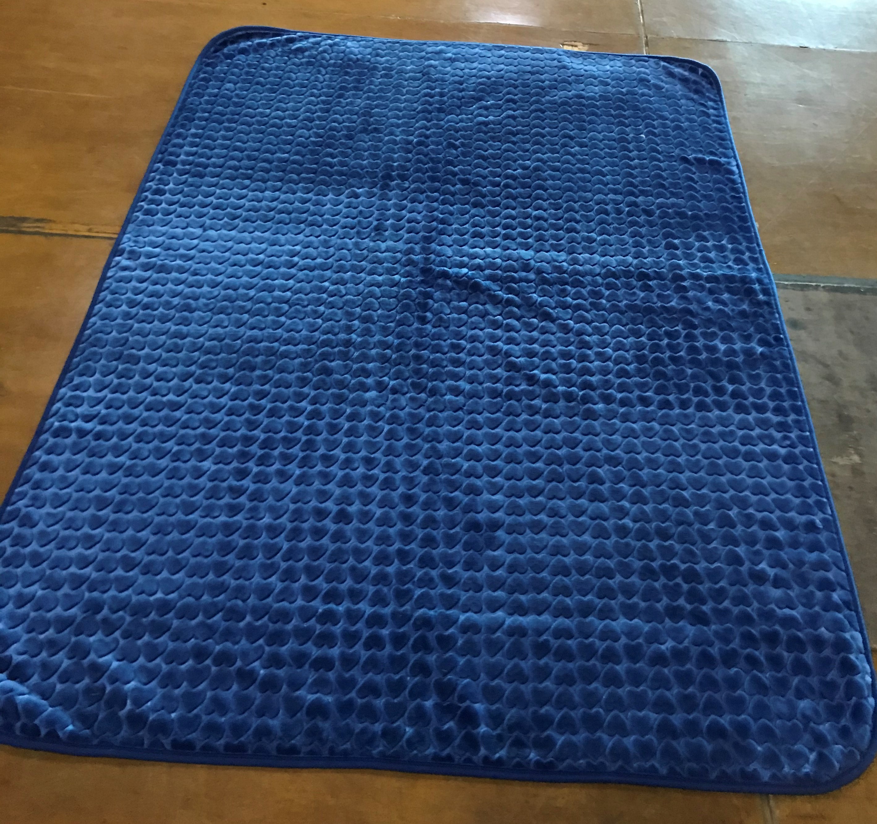 床上用品拉舍尔单层素色压花毛毯外贸毛毯详情图6