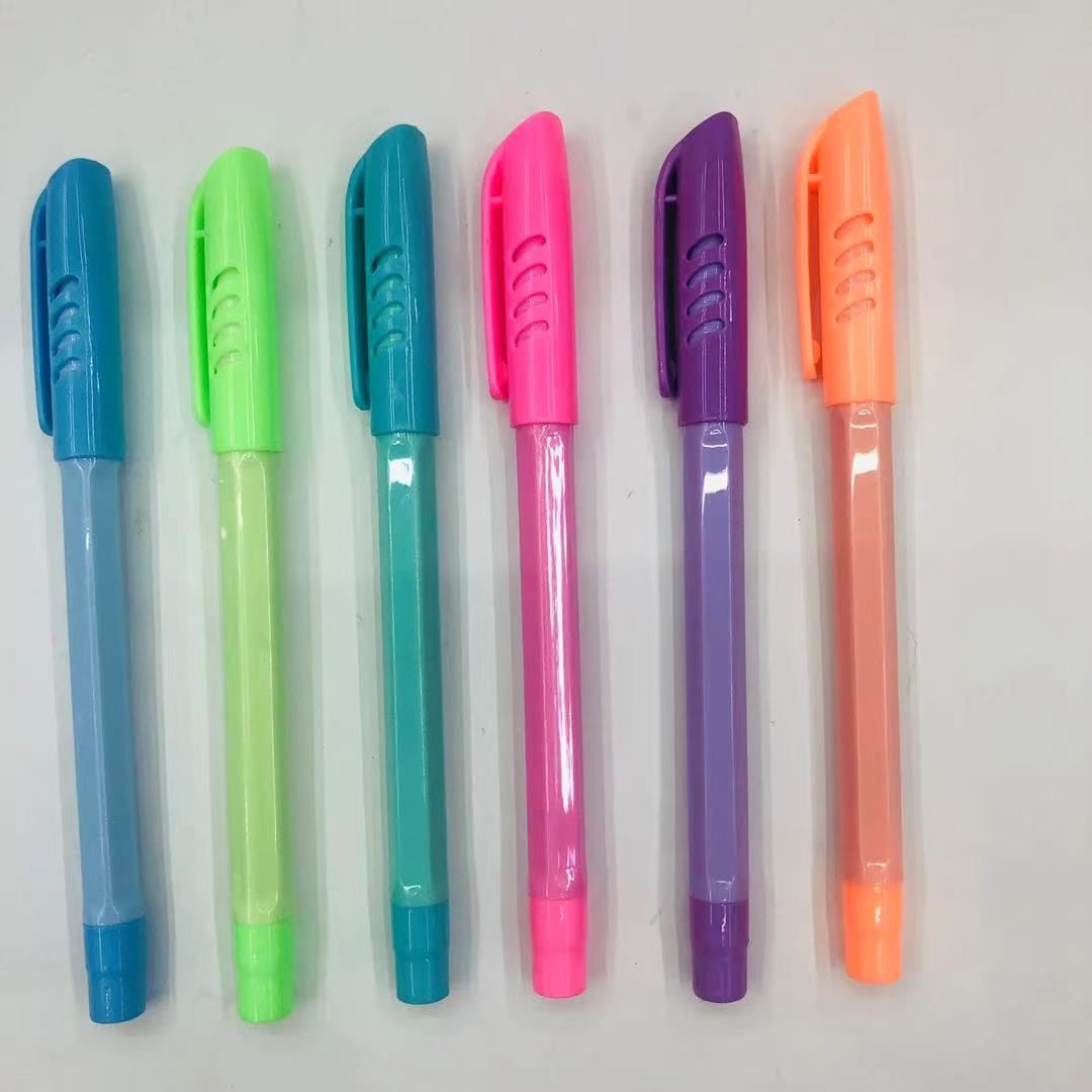 Macaron Colored PEN barrel Ballpoint Pen Medium Oil Pen JIAHAO HL-887 SEMI GEL INK PEN Specification image