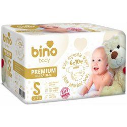 捷克进口BINO宝贝优质婴儿尿不湿（6-11kgM中号）60片详情图4