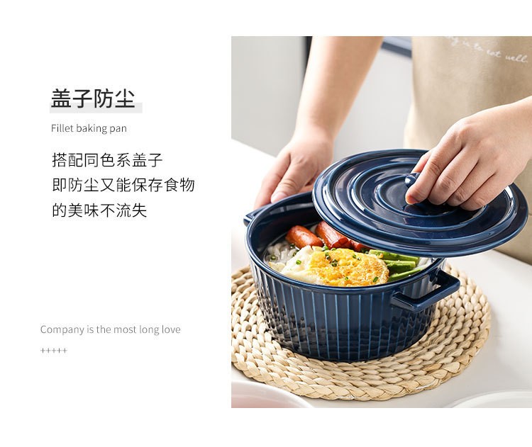 The double-ear soup bowl has no lid detail image 9