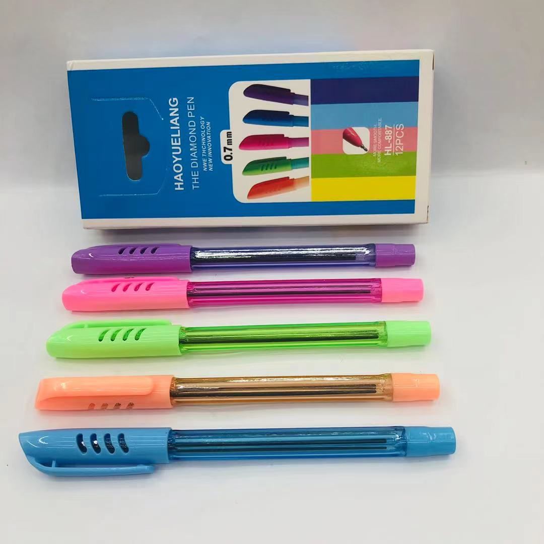 Macaron Colored PEN barrel Ballpoint Pen Medium Oil Pen JIAHAO HL-887 SEMI GEL INK PEN Application Scenario