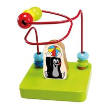 捷克进口玩具BINO捷克鼹鼠故事环形彩色圆球