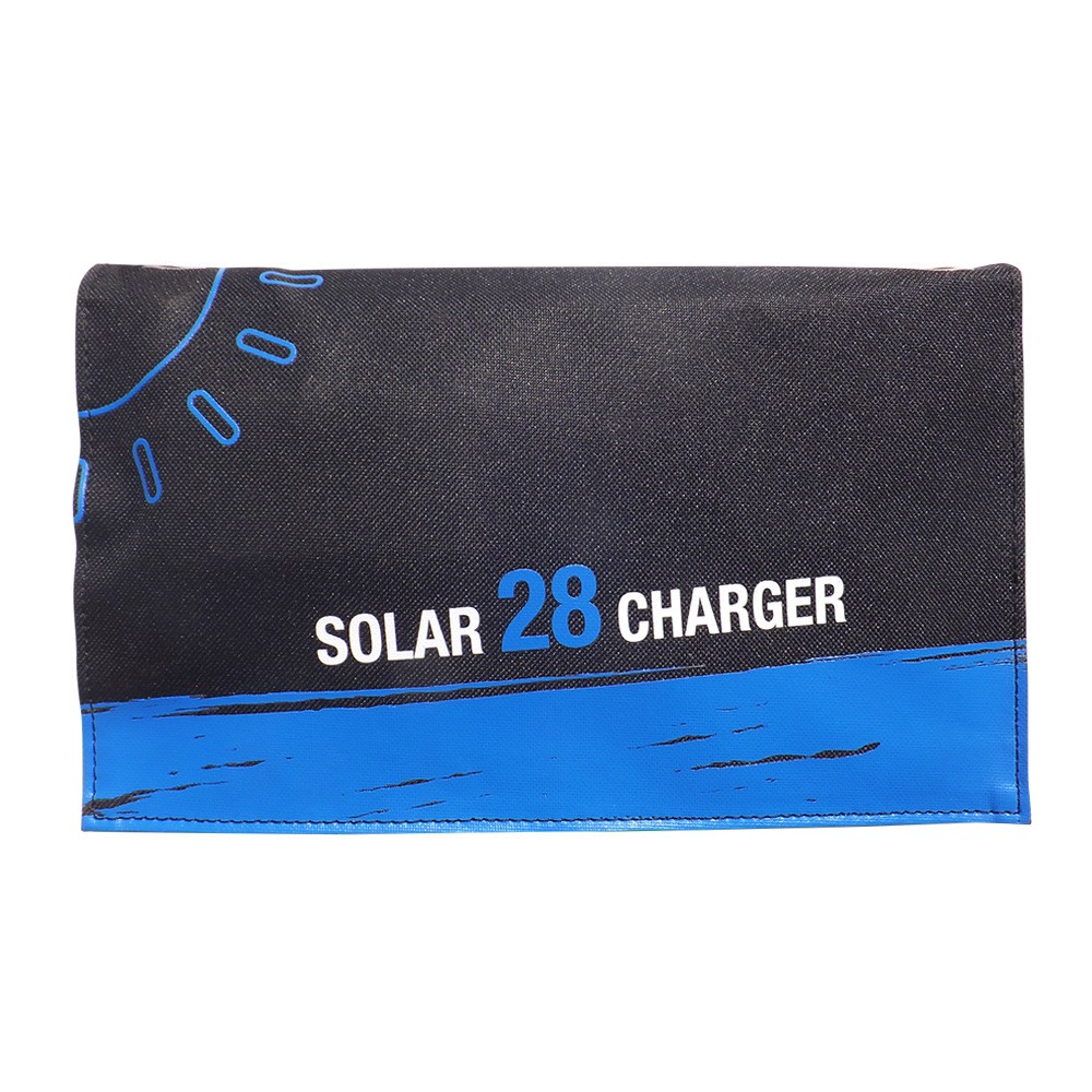 Cross-border products: 28W solar folding bag, mobile phone charger, solar mobile power bank, outdoor fast charging detail image 4